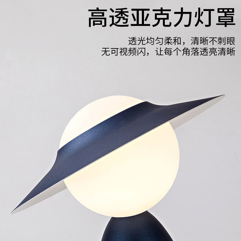 跨境创意个性侠客小台灯餐厅咖啡厅酒吧女生书房卧室床头灯氛围灯|undefined