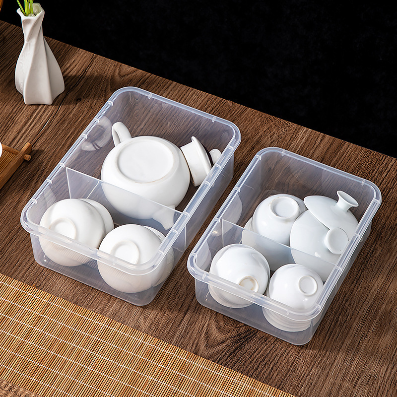 Caja de almacenamiento de cebolla dividida, caja de preservación de cebolla dividida, caja de sellado de doble capa con cubierta de plástico para refrigerador