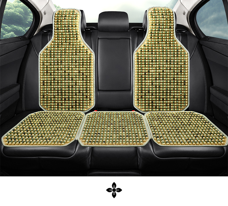 Cross-Border Bodhi Jade Multi-Piece Car Seat Cushion Three-Piece Set Wholesale Single Seat New Interior Supplies Seat Cushion Dropshipping