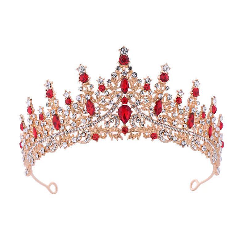 Diadema de Corona de Cristal para Princesa de Aleación y Cristal Decorativo para Bodas y Fiestas image 26