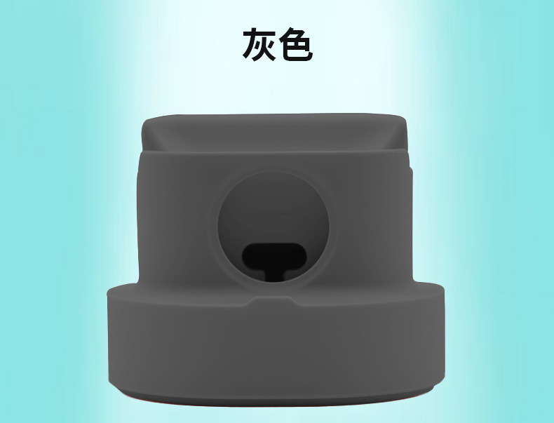 3-in-1 Desktop Stand Compatible with Apple Wireless Charging for Mobile Phone Bracelet Bluetooth Wireless Earbuds Wireless Charging Silicone Holder