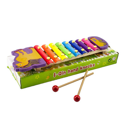 Knock piano Hand knock piano wooden  children child Early education Puzzle initiation Cartoon Xylophone wholesale
