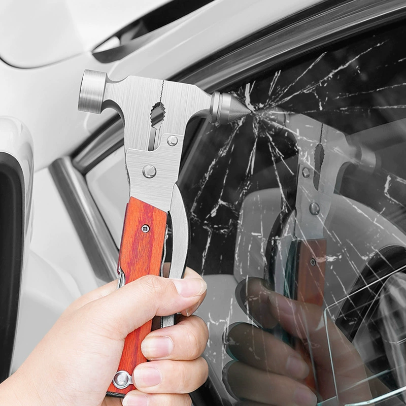Автомобильный молот Защитный молот Стеклянный разбитый окно Защитный молот аварийный молот Автомобильный многофункциональный молот