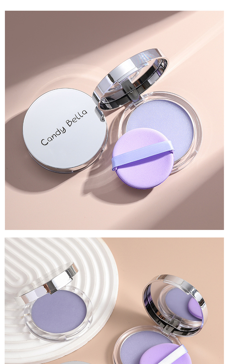 Violet candy bella's new purple oil-control setting powder, contactor powder, skin-friendly and natural oil-control undefined