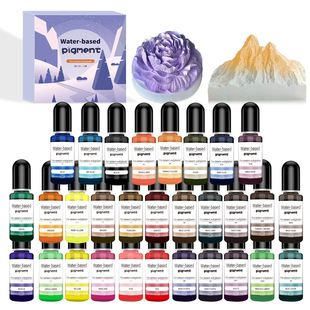 Factory direct cross-border Amazon 30-color handmade DIY special gypsum powder cement water-soluble color essence