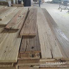 老榆木桌面板材酒店餐厅装修风化旧木板材家居实木老榆木板材