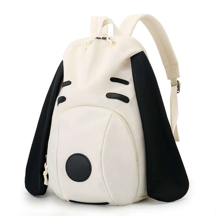 Nuevo lindo perro de dibujos animados para estudiantes de escuela primaria, escuela secundaria, nicho universal, gran capacidad de viaje, mochila