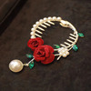 Hairgrip with tassels, hairpins, hair accessory from pearl, wholesale