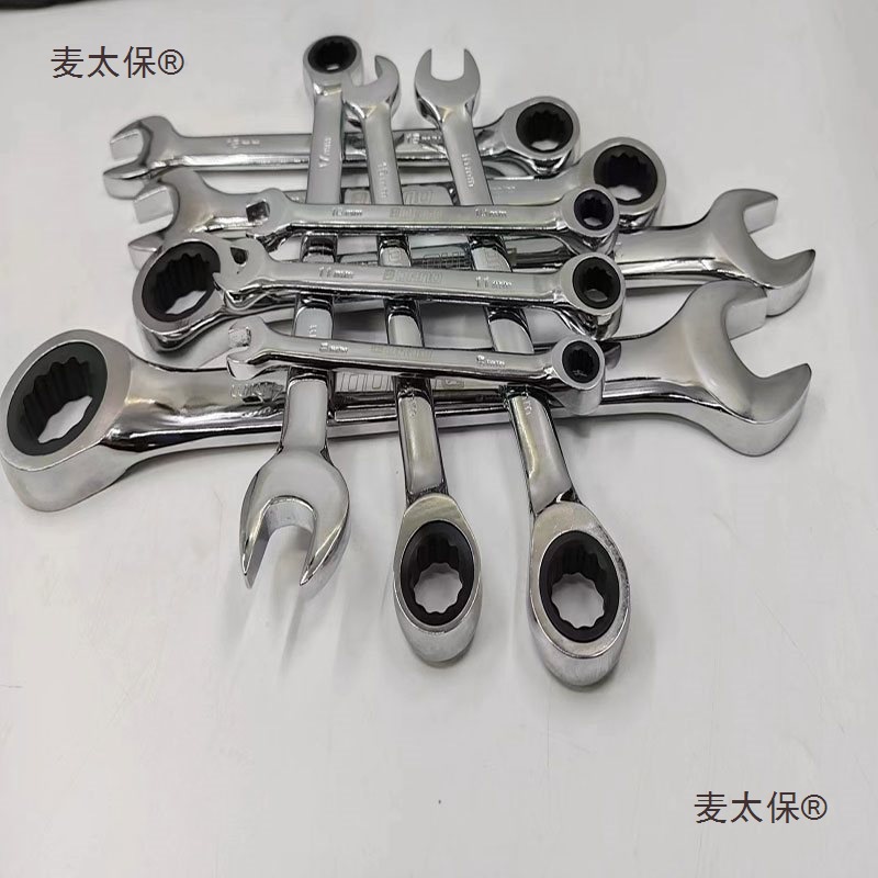 省力43272齿快速两用修62023汽机2件棘轮自动套装开口梅花麦太保