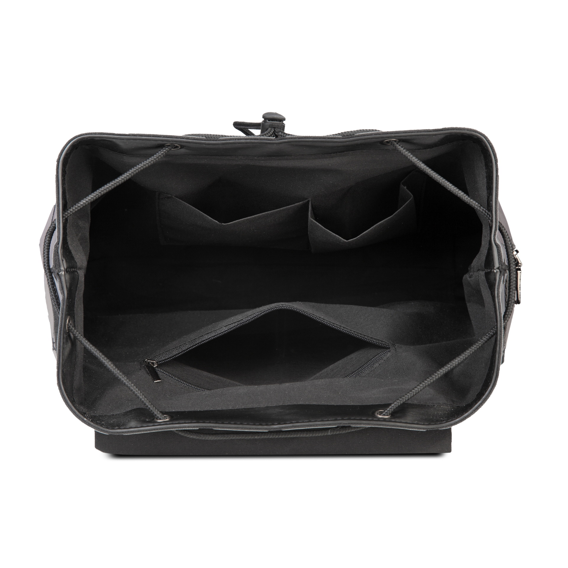 New Double Shoulder for Men and Women Universal Illusionary Geometry Diamond Grid Computer Backpack with Side Zipper_voghion.com