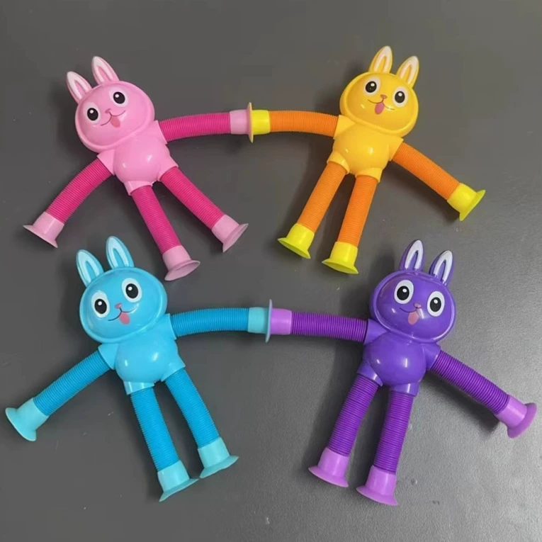 Телескопический зайчик, игрушка, для импорта, утка, антистресс