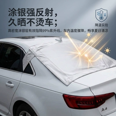 snow and windscreen cover, sunshade: Car snow shield