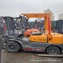 TCM叉车2.5吨 日本原装2.5吨 柴油叉车二手车配件出口 叉车电动