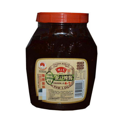 Hu Yumei broad bean chili sauce 3.2 catties/barrel bean paste stir-fry seasoning sauce bibimbap chili sauce wholesale
