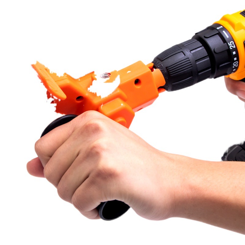 Motosierra eléctrica HILDA/Hilda, modelo simple, taladro eléctrico convertido en sierra para trabajar la madera, podadora de jardinería, motosierra portátil.