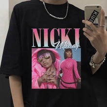 Singer Nicki Minaj 90s Vintage Hip Hop T-Shirt Graphics Tee1