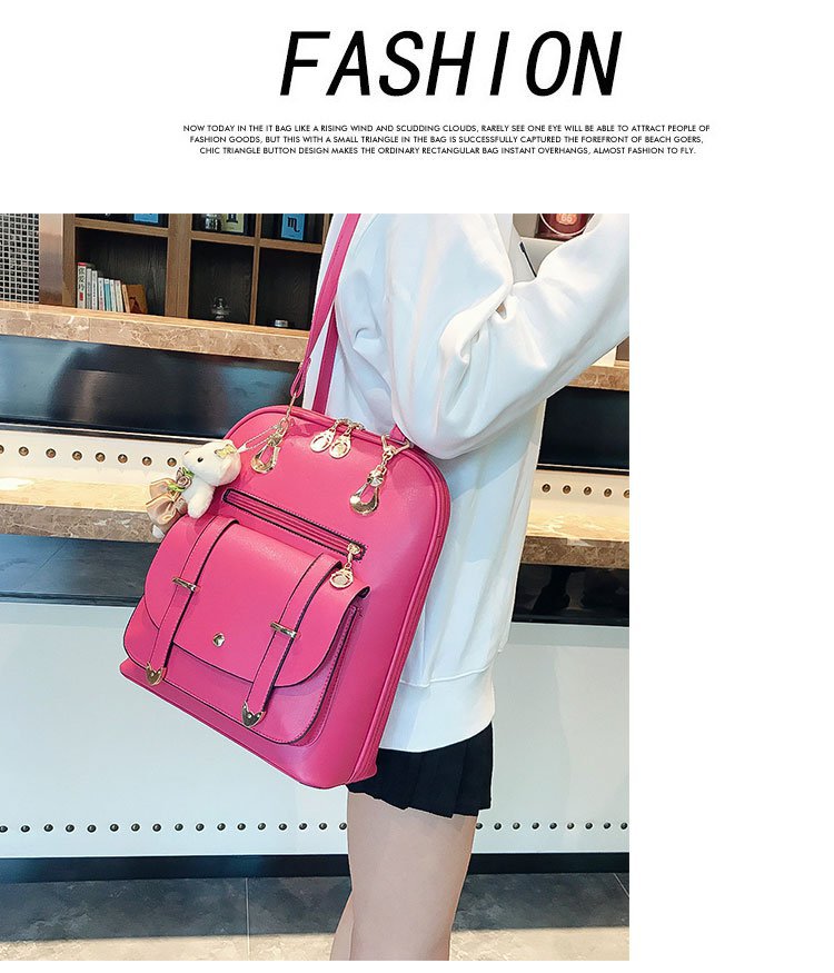 New style backpacks for women, fresh and cute student fashion and casual Korean-style women's bags, cross-border one-piece shipping worldwide undefined