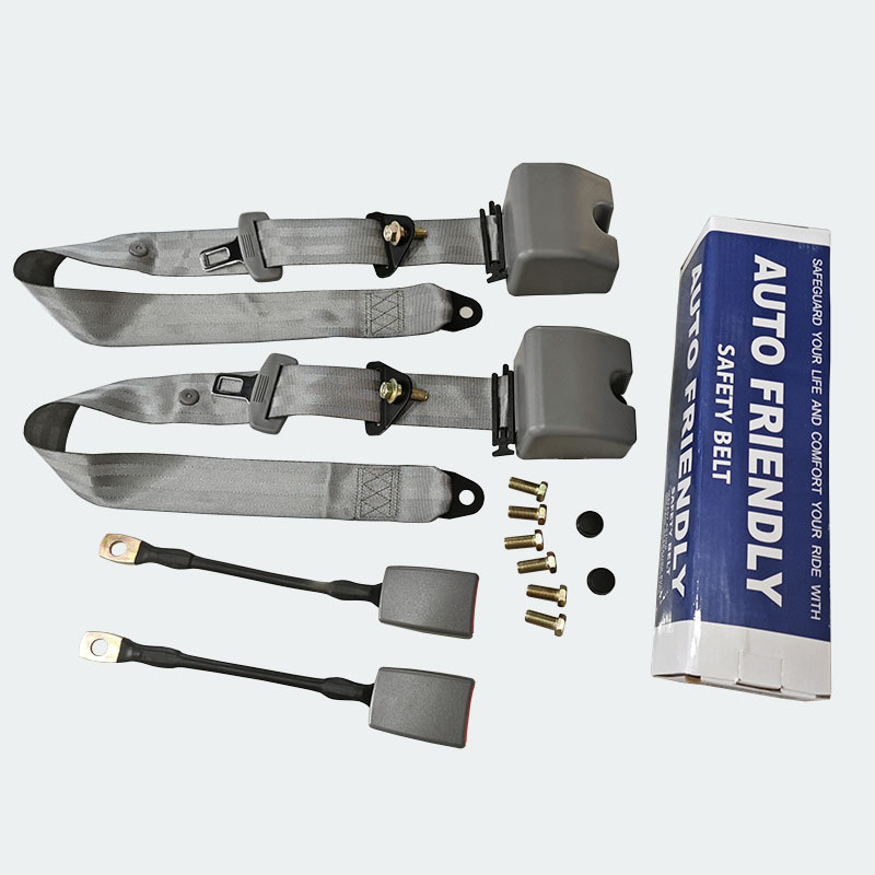 PTK3 안전벨트 그레이(릴 2개 + 30cm 강철 와이어 베이스 2개 + 상자에 나사 8개)