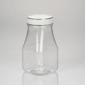 双金边盖蜂蜜瓶450g 汪氏花粉瓶(GJ036)