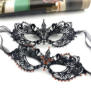 Hollow Lace Mask for Halloween, 21*8cm, Personal Gift for Weddings, Parties and Celebrations