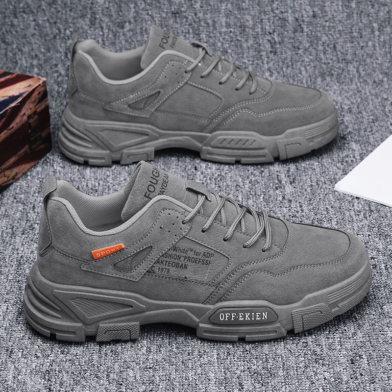 Zapatos de trabajo para hombres 2024 nuevos zapatos de primavera para hombres antideslizantes y resistentes al desgaste zapatos de trabajo para hombres zapatos de skate casuales