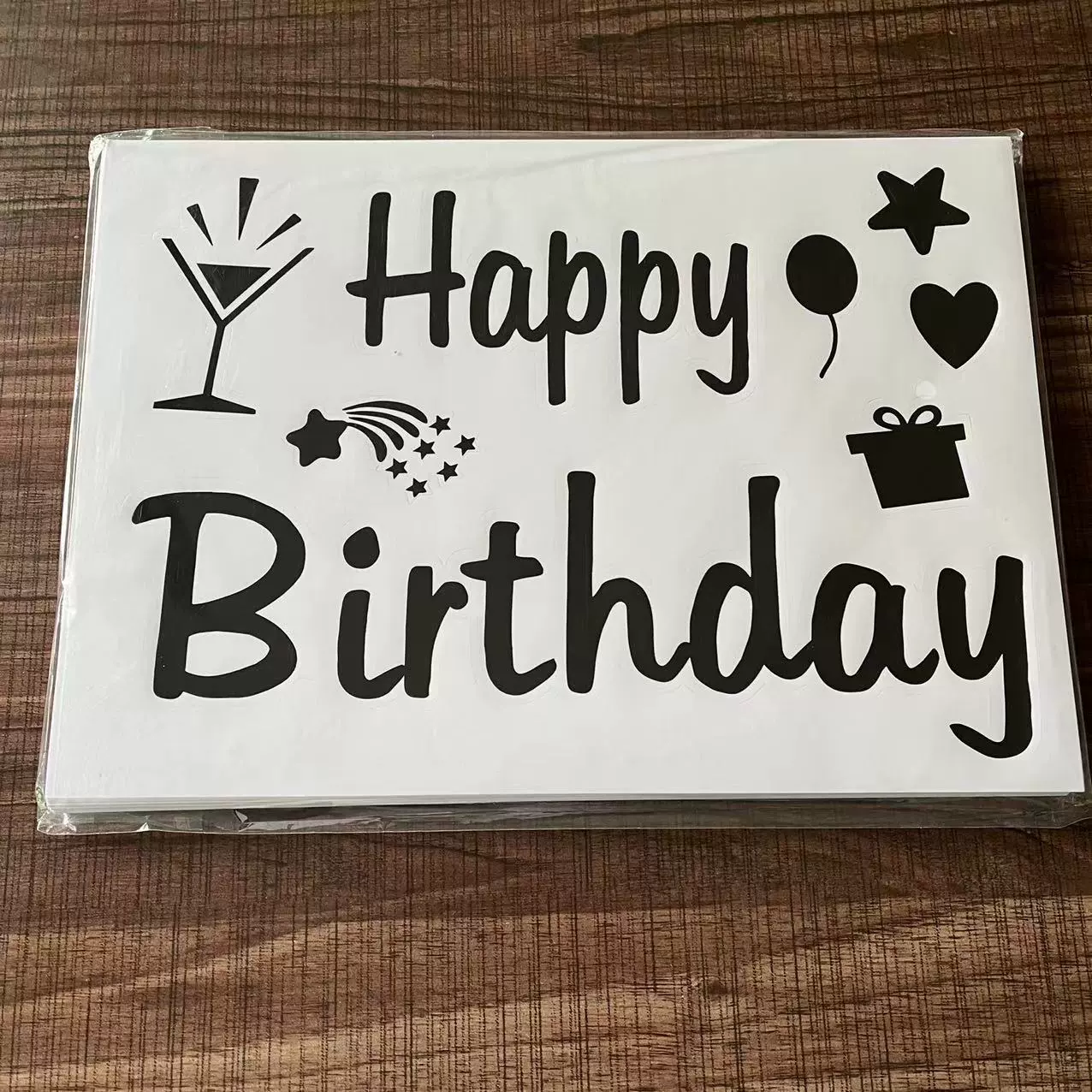 Transparent sticker, balloon, new collection, DIY