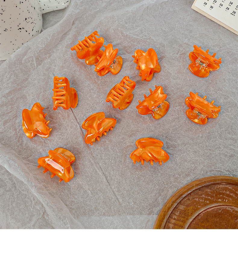 Acetic acid sheets Material Women's IG Style Marble Acetic Acid Sheets Hair Claws