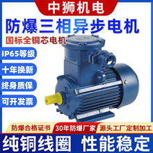 防爆三相异步电动机220v/380V1.1/2.2/4/5.5/7.5/11/22高效节能