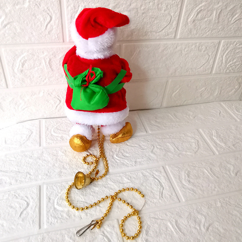 Venta directa de fábrica Subir cuerda Subir escalera eléctrica Juguete Papá Noel Subir escaleras Regalo de Navidad Decoración de regalo