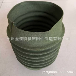 缝制拉链式液压油缸防护罩 圆筒伸缩丝杠防尘罩 防水防油防护罩