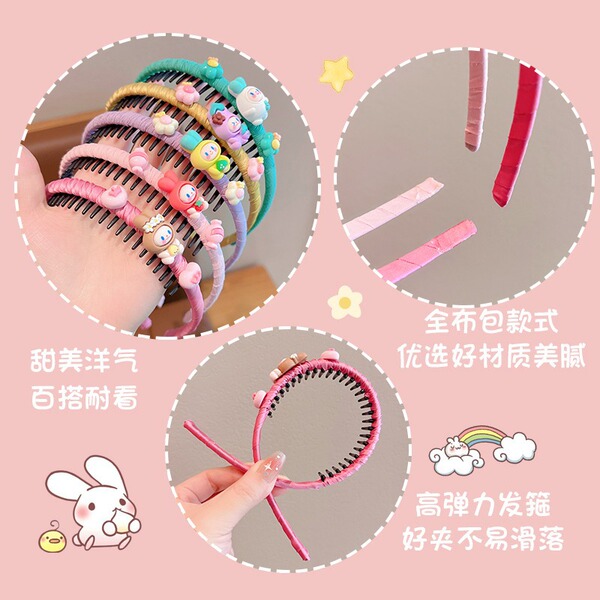Children's cartoon scalloped headband