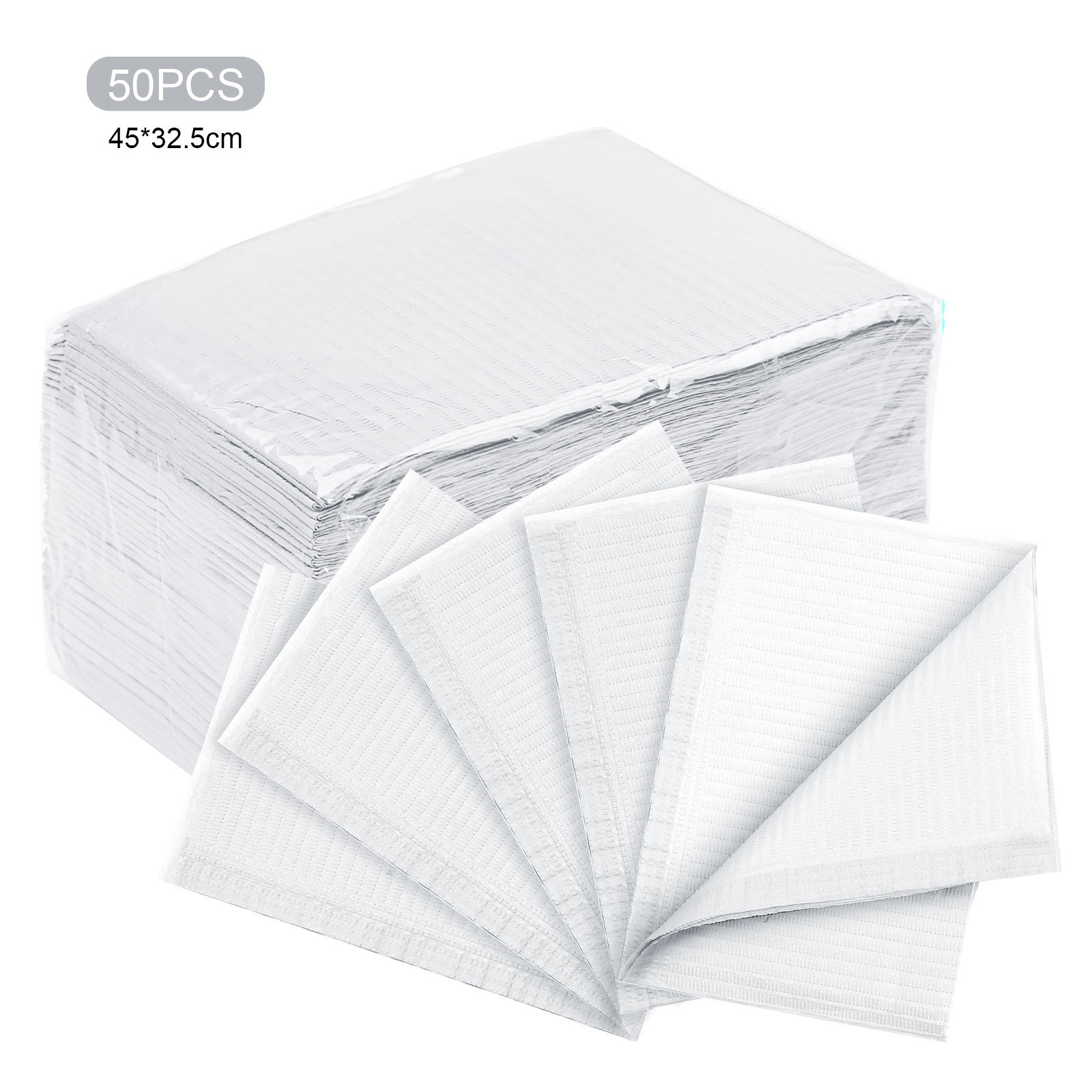 Ventas transfronterizas en caliente manicuría papel de mesa desechable almohadilla de limpieza impermeable almohada toallas de mesa absorción de agua herramientas de manicuría
