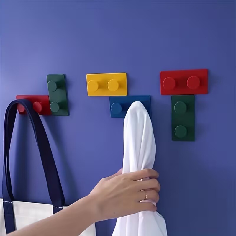 Creative and Simple Adhesive Hooks for Wall Plugs and Keys, Traceless Sticky Mounts, No-Drill Wall Decorations, Multifunctional Hooks Creative and Simple Adhesive Hooks for Wall Plugs and Keys, Traceless Sticky Mounts, No-Drill Wall Decorations, Multifunctional Hooks