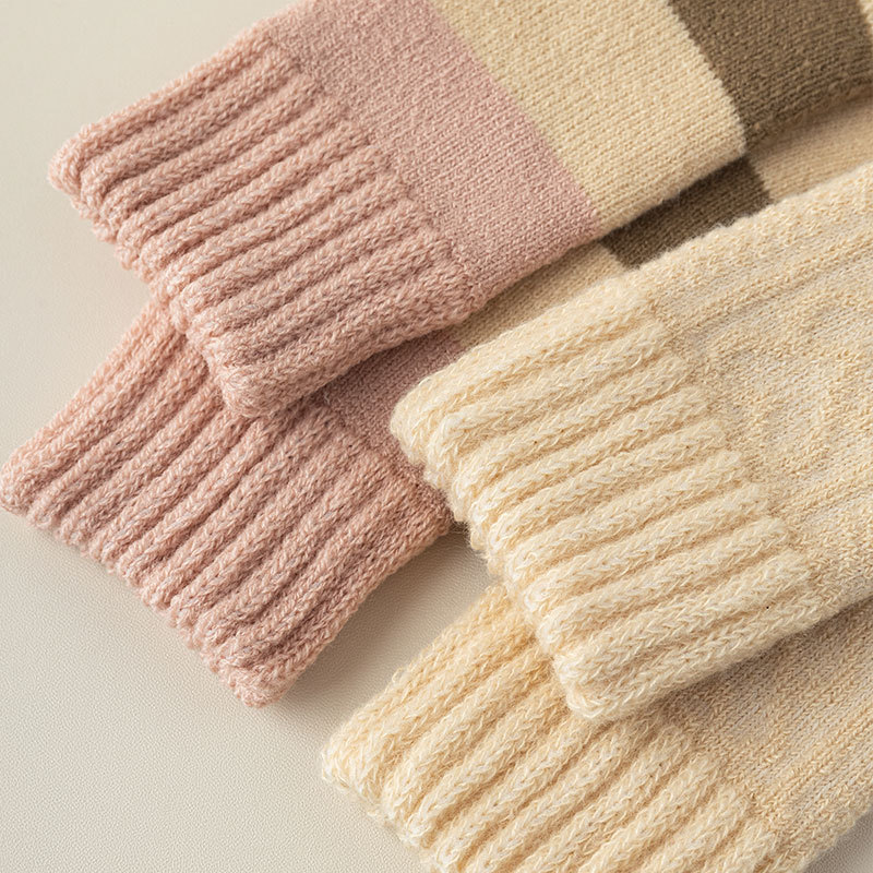 Calzini da donna invernali nuovi calzini tubolari medi calzini caldi calzini asciugamano autunno e inverno calzini casual in cotone calzini rosa calzini da notte_voghion.com