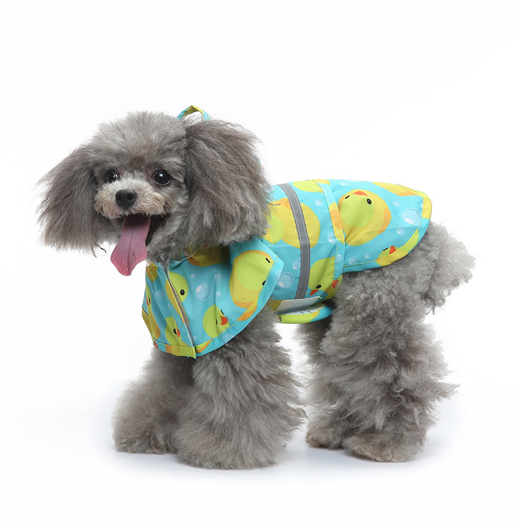 150g Weight Pet Clothing Type Of Pet Supplies 1 Piece Quantity Meiqi Pet Supply Bath Duck Dog Raincoat Poncho Pet Raincoat Yellow Duck Bee Pet Poncho