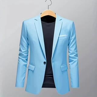外贸批发亚马逊春秋男士商务休闲正装西服韩版时尚修身西装外套男