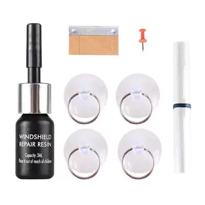 Auto glass repair liquid tool, car glass