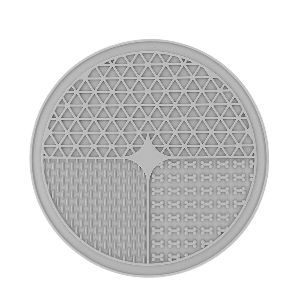 Almohadilla para lamer para perros, juego de comida para mascotas, almohadilla para lamer de silicona, comida lenta para perros, anti-asfixia, plato para lamer para gatos, alimentador, almohadilla para ventosa de pulpo