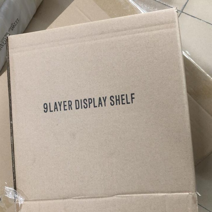 Soporte de exhibición cuadrado de 9 capas de 5 capas soporte de exhibición macaron torre de postre soporte de exhibición de la boda