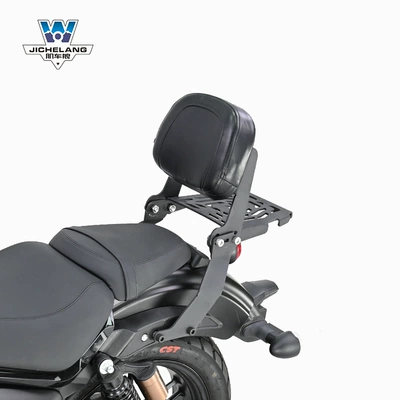 folding backrest adjustable backrest – Motorcycle tail - ra401-simple-backrest-tail-frame-backrest-angle-can-be-fine-tuned