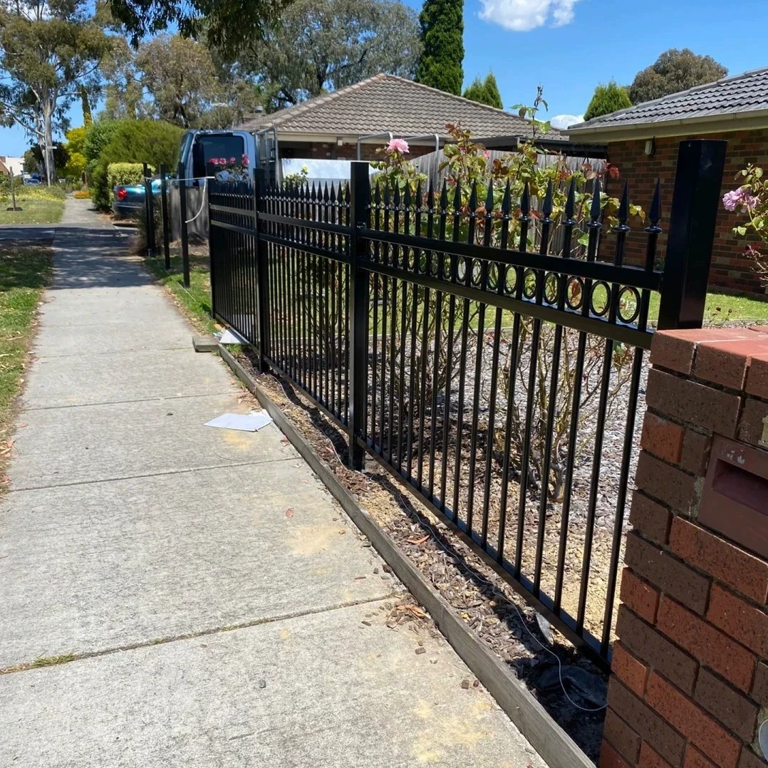 Забор для двора, заводской забор, парковый забор, железный изоляционный защитный забор, утолщенный забор для виллы, оцинкованный стальной ограждение