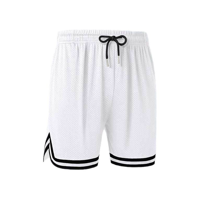 Pantalones cortos de baloncesto estadounidenses para hombres falsos dos piezas entrenamiento deportivo correr hielo secado rápido pantalones de fitness transpirables de verano