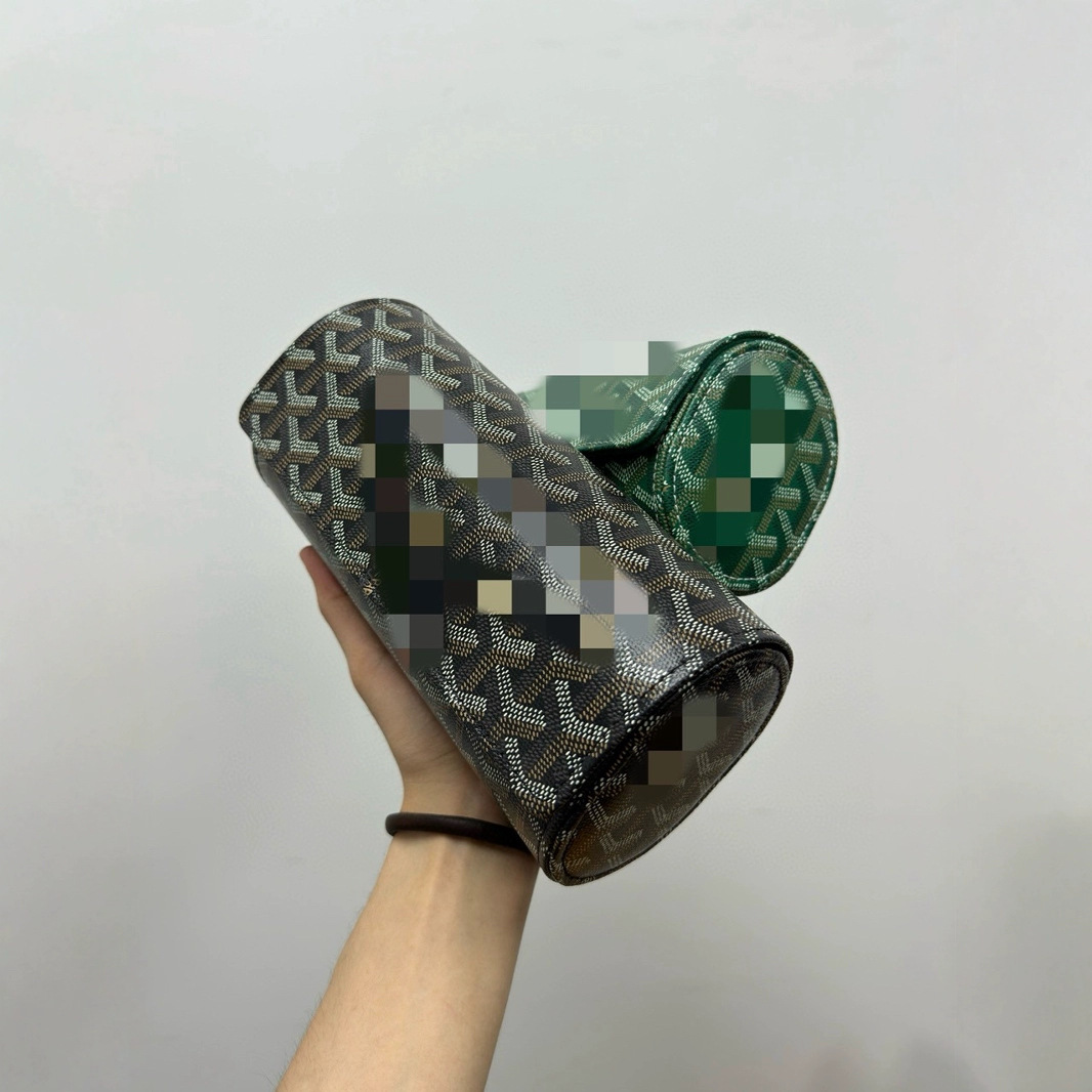 Dog Tooth Three Watch Storage Box Goyard Varenne Three Watch Storage