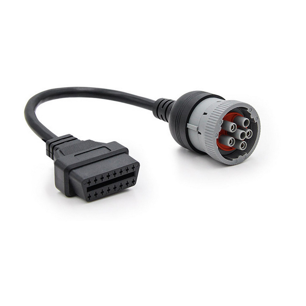 J1708 6Pin to OBD2 16Pin Female Car Diagnostic Adapter Cable