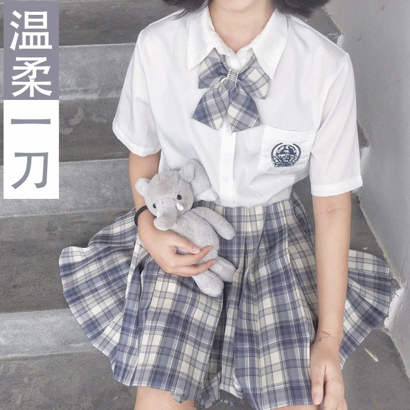 JK Униформа Юбка Натуральный костюм Полное платье в японском стиле колледжа