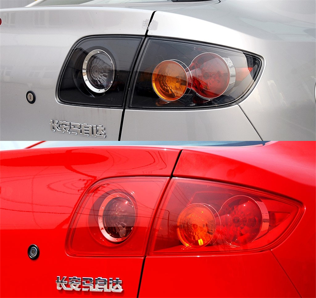 Suitable for horse 3 tail light classic Changan Mazda M3 tail light M3 black bottom rear combination tail light brake light reverse light