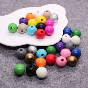 ���l���R�d��ͯ��16mmľ��ľ�A��ɢ��ľ�鴮diy�Ʒ���ӿ羳���N