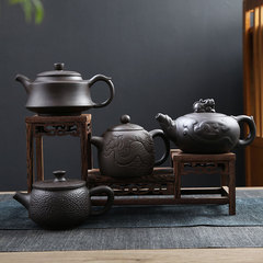 紫砂功夫茶具家用泡茶壺宜興紫砂壺手工大容量單人茶壺秦權壺批發