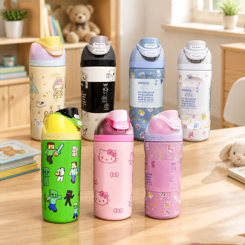 Owala FreeSip 16oz insulated cup, featuring a Zootopia collaboration design, a cute and portable stainless steel water bottle Owala FreeSip 16oz insulated cup, featuring a Zootopia collaboration design, a cute and portable stainless steel water bottle