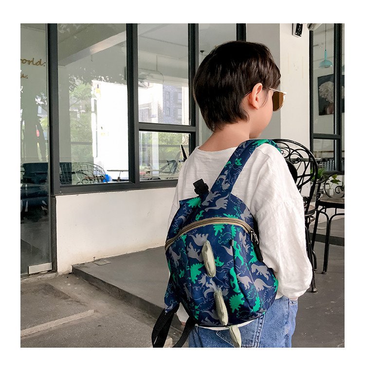 Korean New Cute Little Dinosaur Backpack display picture 12